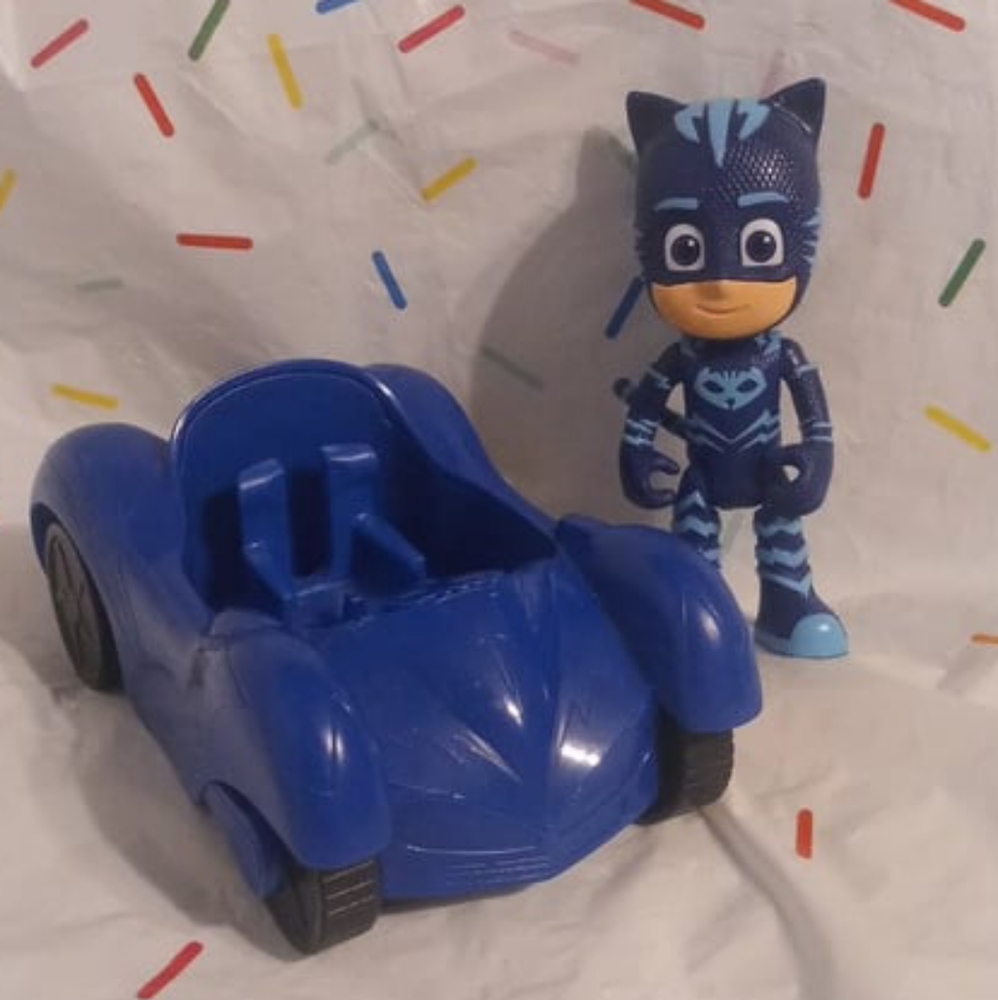 PJ Masks Cat Boy Figurine w/ Cat Car Set - Disney